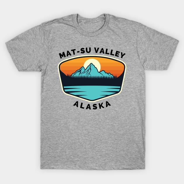 Mat-Su Valley Ski Snowboard Mountain Alaska Mat-Su - Mat-Su Valley Alaska - Travel T-Shirt by Famgift